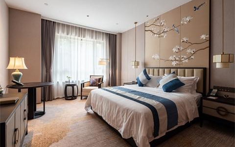攝圖網(wǎng)_501375291_banner_新中式酒店臥室（企業(yè)商用）